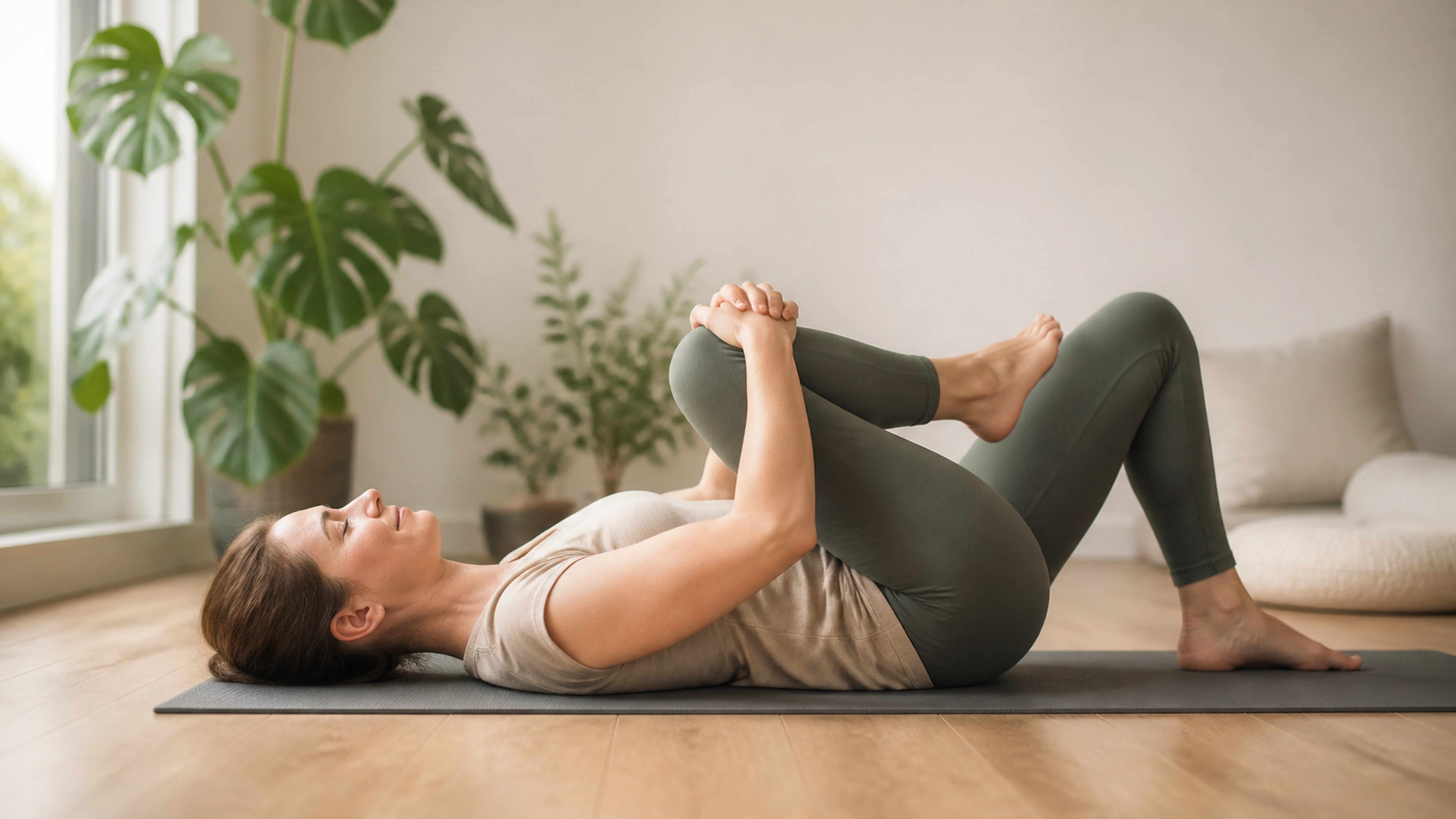Illustration éditoriale pour l’article « Yoga somatique avis : libérez vos tensions par le mouvement »